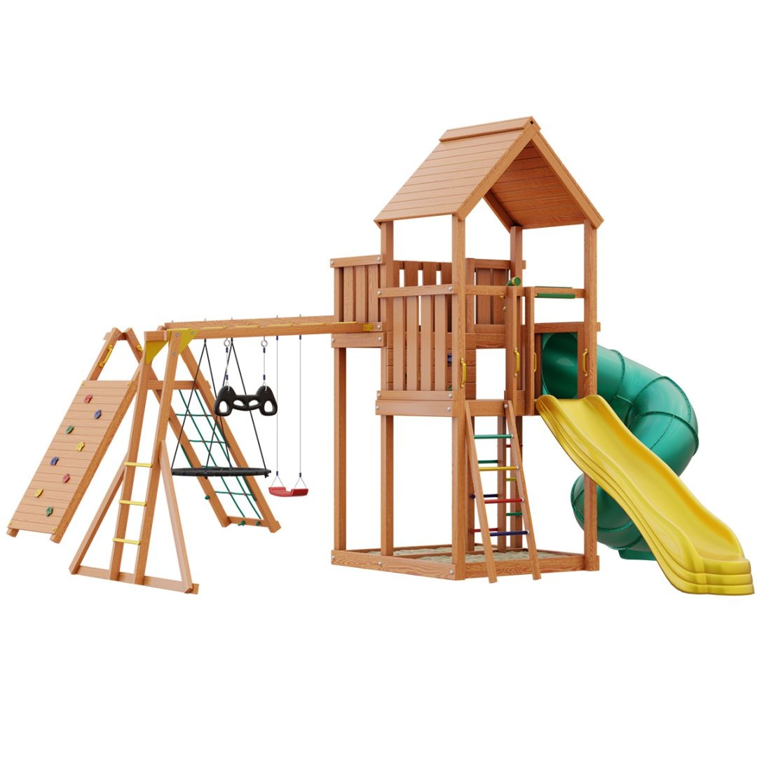 Детская деревянная площадка Jungle Palace JP14